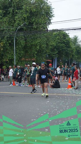 Race photo from Mangkunegaran Run 2025