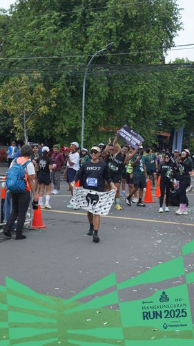 Race photo from Mangkunegaran Run 2025