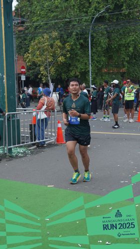 Race photo from Mangkunegaran Run 2025