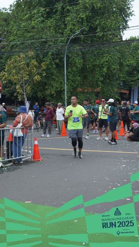 Race photo from Mangkunegaran Run 2025