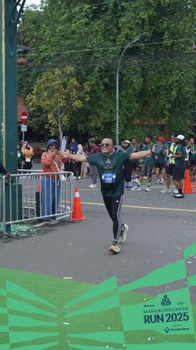 Race photo from Mangkunegaran Run 2025