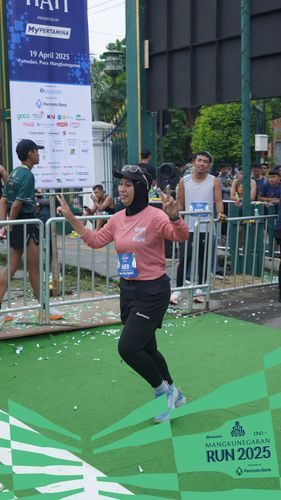 Race photo from Mangkunegaran Run 2025