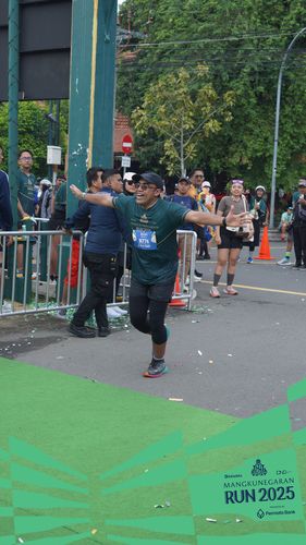 Race photo from Mangkunegaran Run 2025