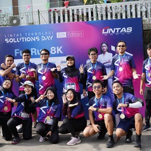 Race photo from LINTAS TEKNOLOGI SOLUTIONS DAY