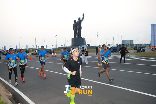 Race photo from ISOPlus Run 2024 Jakarta