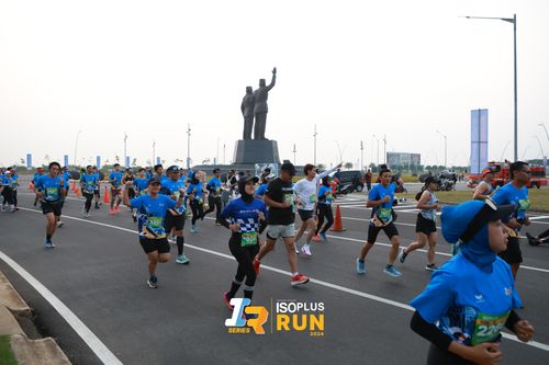 Race photo from ISOPlus Run 2024 Jakarta