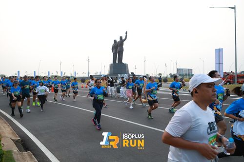 Race photo from ISOPlus Run 2024 Jakarta