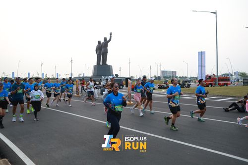 Race photo from ISOPlus Run 2024 Jakarta