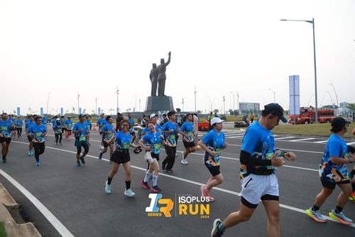 Race photo from ISOPlus Run 2024 Jakarta