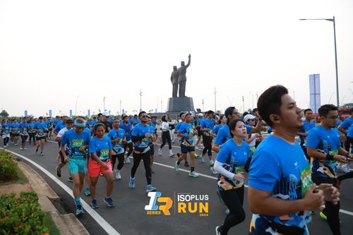 Race photo from ISOPlus Run 2024 Jakarta