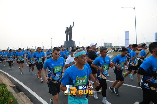 Race photo from ISOPlus Run 2024 Jakarta