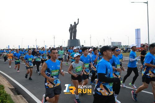 Race photo from ISOPlus Run 2024 Jakarta