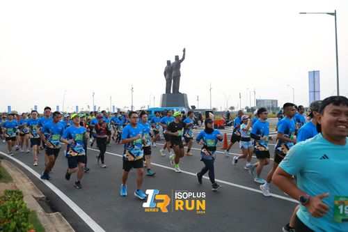 Race photo from ISOPlus Run 2024 Jakarta