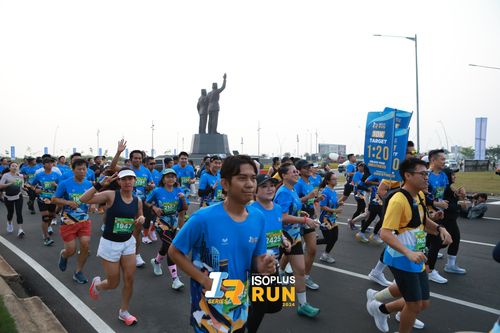 Race photo from ISOPlus Run 2024 Jakarta