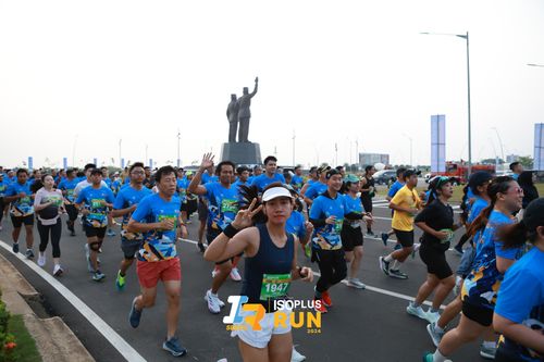 Race photo from ISOPlus Run 2024 Jakarta