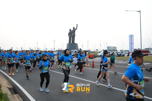 Race photo from ISOPlus Run 2024 Jakarta