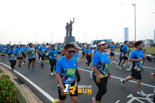 Race photo from ISOPlus Run 2024 Jakarta