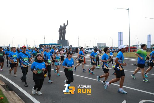 Race photo from ISOPlus Run 2024 Jakarta