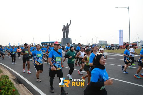 Race photo from ISOPlus Run 2024 Jakarta
