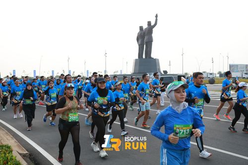 Race photo from ISOPlus Run 2024 Jakarta