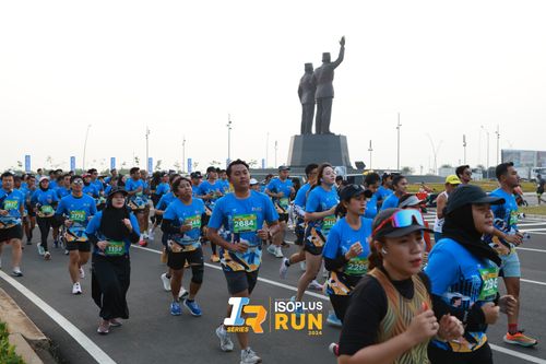 Race photo from ISOPlus Run 2024 Jakarta