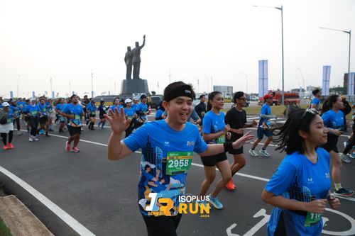 Race photo from ISOPlus Run 2024 Jakarta