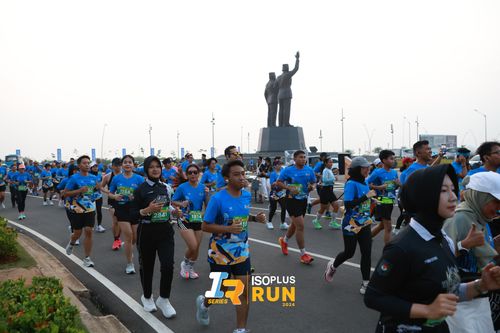 Race photo from ISOPlus Run 2024 Jakarta