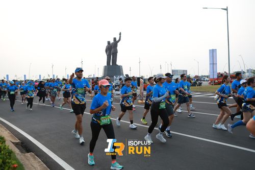 Race photo from ISOPlus Run 2024 Jakarta