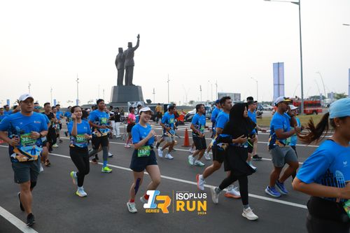 Race photo from ISOPlus Run 2024 Jakarta