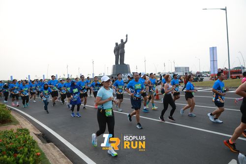 Race photo from ISOPlus Run 2024 Jakarta