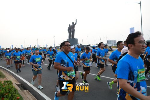 Race photo from ISOPlus Run 2024 Jakarta
