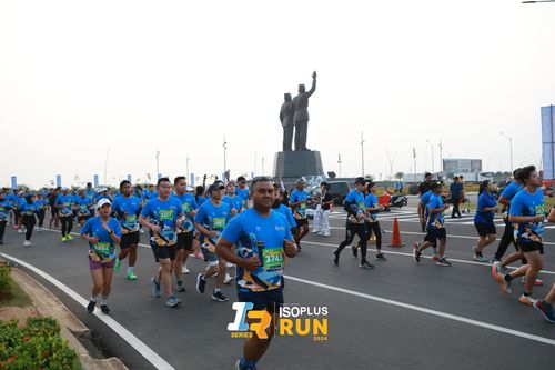 Race photo from ISOPlus Run 2024 Jakarta