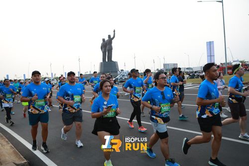 Race photo from ISOPlus Run 2024 Jakarta