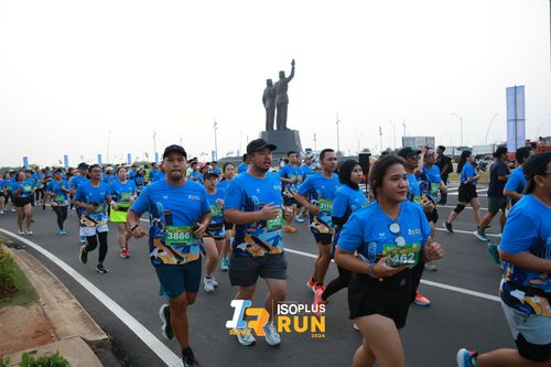 Race photo from ISOPlus Run 2024 Jakarta