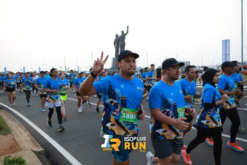 Race photo from ISOPlus Run 2024 Jakarta