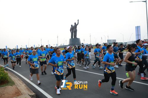 Race photo from ISOPlus Run 2024 Jakarta