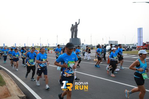 Race photo from ISOPlus Run 2024 Jakarta