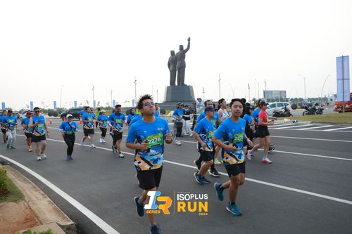 Race photo from ISOPlus Run 2024 Jakarta