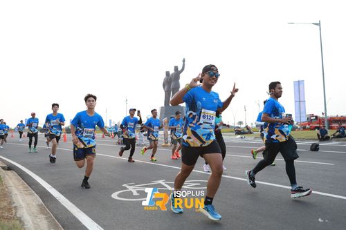 Race photo from ISOPlus Run 2024 Jakarta