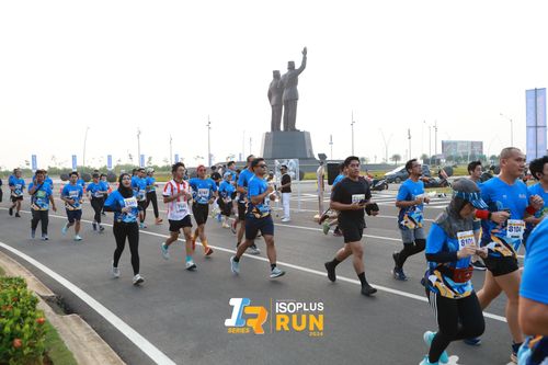 Race photo from ISOPlus Run 2024 Jakarta