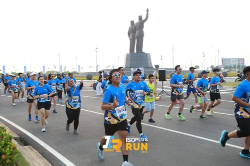 Race photo from ISOPlus Run 2024 Jakarta