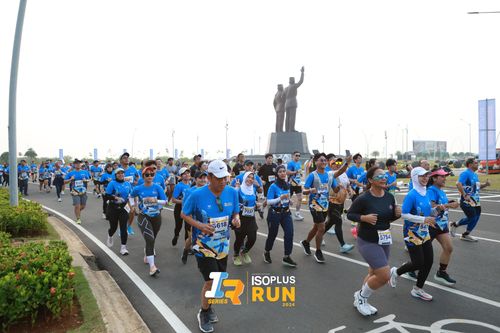 Race photo from ISOPlus Run 2024 Jakarta