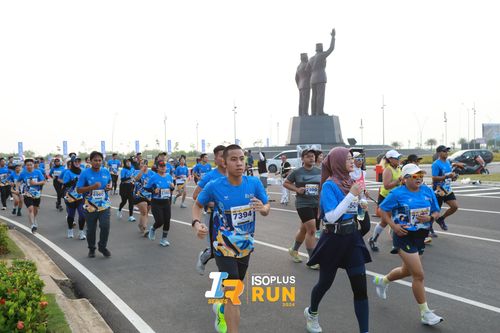 Race photo from ISOPlus Run 2024 Jakarta