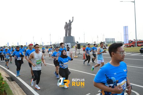 Race photo from ISOPlus Run 2024 Jakarta