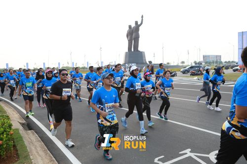 Race photo from ISOPlus Run 2024 Jakarta