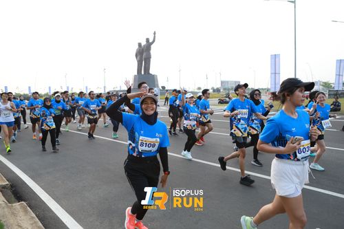 Race photo from ISOPlus Run 2024 Jakarta
