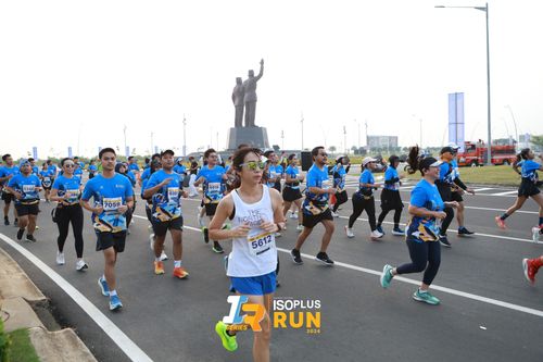 Race photo from ISOPlus Run 2024 Jakarta