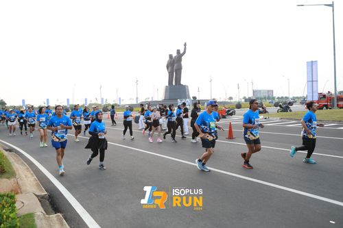 Race photo from ISOPlus Run 2024 Jakarta