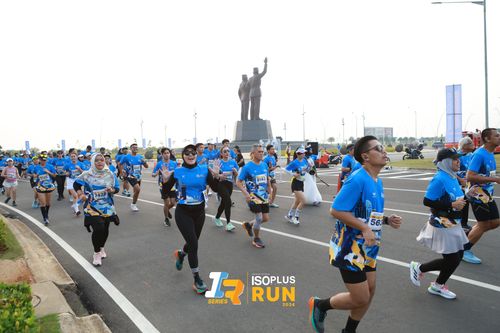 Race photo from ISOPlus Run 2024 Jakarta