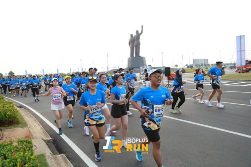 Race photo from ISOPlus Run 2024 Jakarta